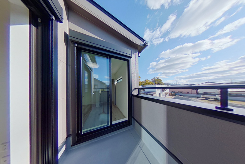 バルコニー 360°パノラマ